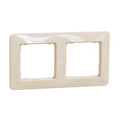  Frame 2-gang beige SEDNA Design