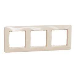  Frame 3-gang beige SEDNA Design