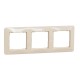 Frame 3-gang beige SEDNA Design
