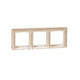 Frame 3-gang beige SEDNA Design
