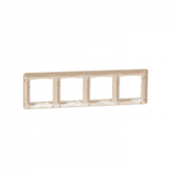  Frame 4-gang beige SEDNA Design