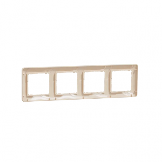 Frame 4-gang beige SEDNA Design