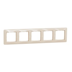  Frame 5-gang beige SEDNA Design
