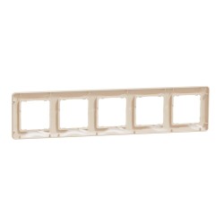  Frame 5-gang beige SEDNA Design