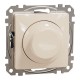 Rotary dimmer flush-mounted (mech.) 0-370W (LED 0–200W) beige Sedna Design