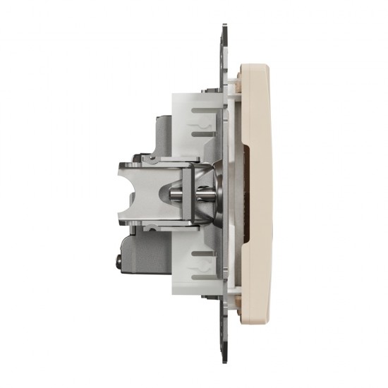 End-of-line TV socket 4 dB (mech.), beige Sedna Design