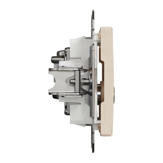 End-of-line TV/SAT socket 4 dB (mech.), beige Sedna Design