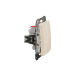 2-gang switch (1+1) flush-mounted (mech.) beige Sedna Design