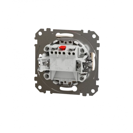 2-gang switch (1+1) flush-mounted (mech.) beige Sedna Design