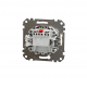 2-gang switch (1+1) flush-mounted (mech.) beige Sedna Design