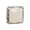 2-way switch flush-mounted (mech.) beige Sedna Design 