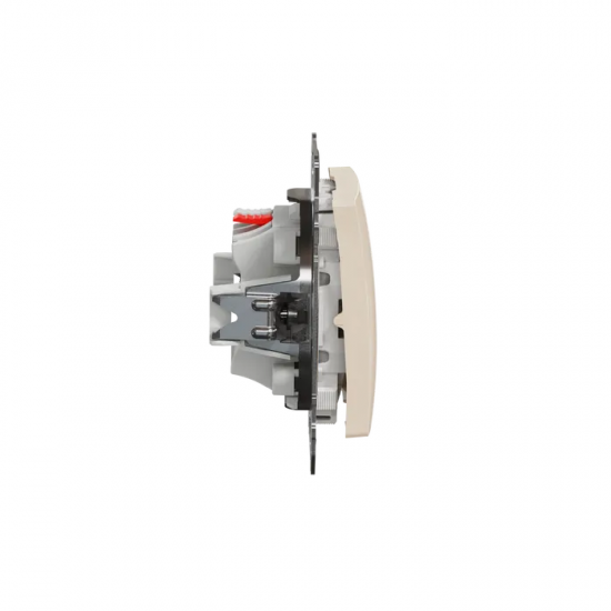 2-way switch flush-mounted (mech.) beige Sedna Design