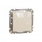 Taster unterputz (Einsatz), Beige Sedna Design