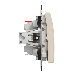 2-way switch flush-mounted (mech.) 16A beige Sedna Design 