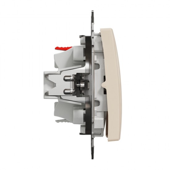 2-way switch flush-mounted (mech.) 16A beige Sedna Design