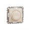 Rotary LED dimmer flush-mounted (mech.) RC / RL 5-200W beige Sedna Design