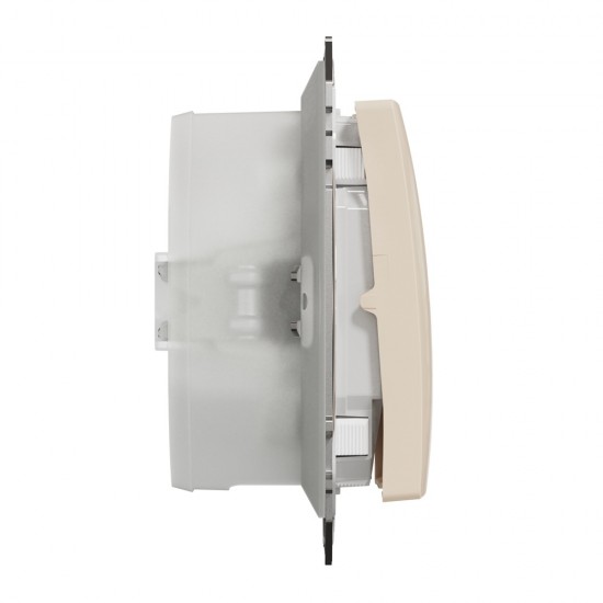 2-gang switch (1+1) flush-mounted (mech.) IP44 beige Sedna Design
