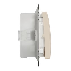 2-way switch flush-mounted (mech.) IP44 beige Sedna Design 
