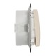 2-way switch flush-mounted (mech.) IP44 beige Sedna Design
