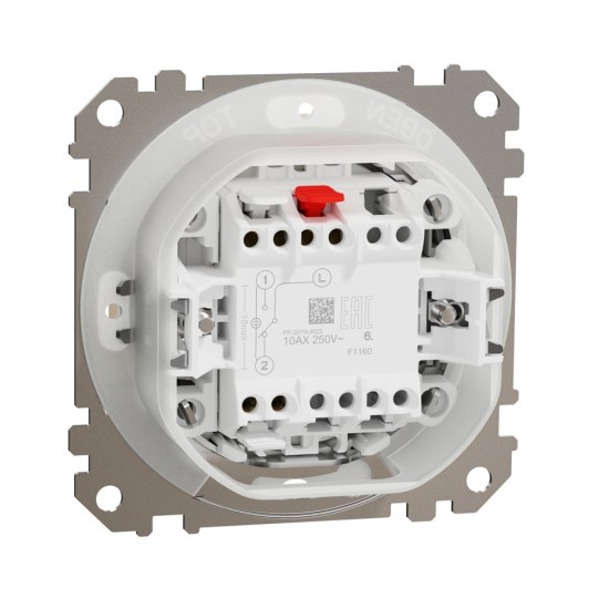 2-way switch flush-mounted (mech.) IP44 beige Sedna Design