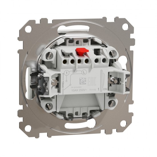 1-pole switch flush-mounted (mech.) white Sedna Design