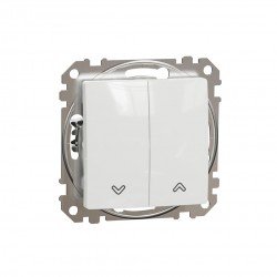 Roller Blind Push-Button flush-mounted (mech.) white Sedna Design 