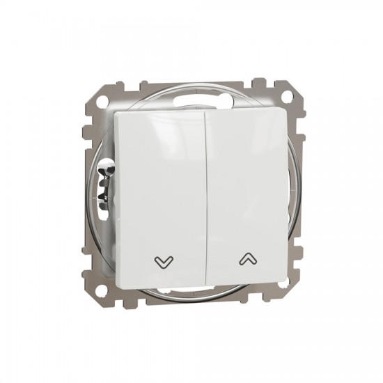 Roller Blind Push-Button flush-mounted (mech.) white Sedna Design