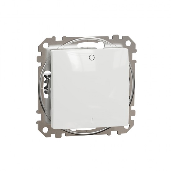 2-pole switch flush-mounted (mech.) 16A white Sedna Design