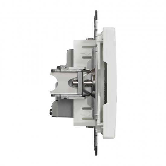 End-of-line TV socket 4 dB (mech.), white, Sedna Design