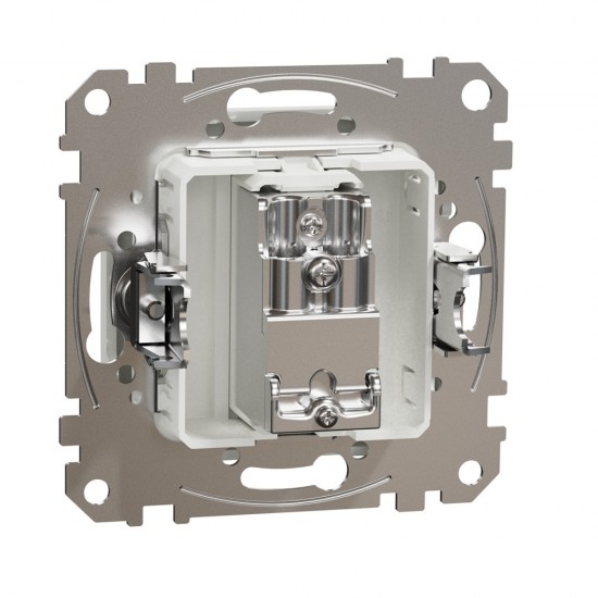 End-of-line TV socket 4 dB (mech.), white, Sedna Design
