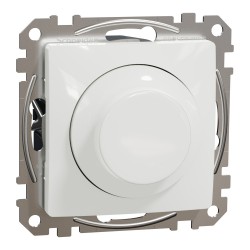 Rotary dimmer flush-mounted (mech.) 0-370W (LED 0–200W) white Sedna Design