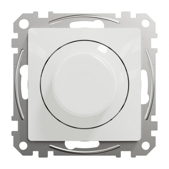 Rotary LED dimmer flush-mounted (mech.) RC / RL 5-200W white Sedna Design