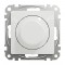 Rotary LED dimmer flush-mounted (mech.) RC / RL 5-200W white Sedna Design
