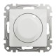 Rotary LED dimmer flush-mounted (mech.) RC / RL 5-200W white Sedna Design