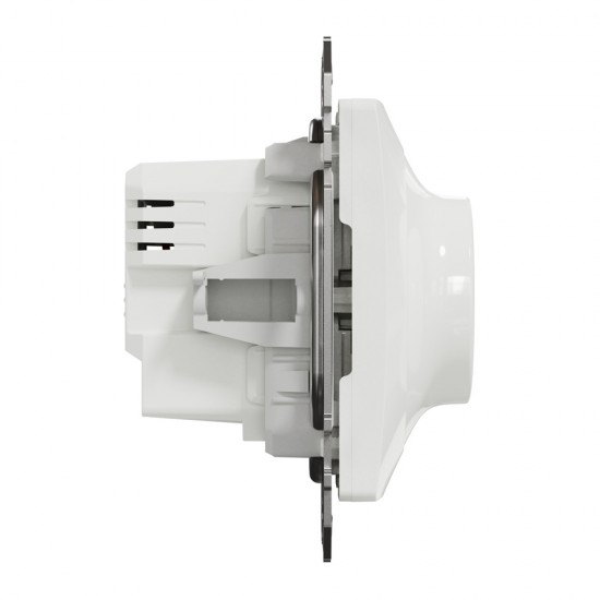 Rotary LED dimmer flush-mounted (mech.) RC / RL 5-200W white Sedna Design