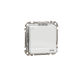Socket 1-gang flush-mounted with side earth, screwless and shutters, with lid IP44 white SEDNA Design