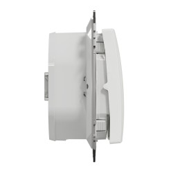 2-gang switch (1+1) flush-mounted (mech.) IP44 white Sedna Design 