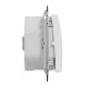 2-gang switch (1+1) flush-mounted (mech.) IP44 white Sedna Design