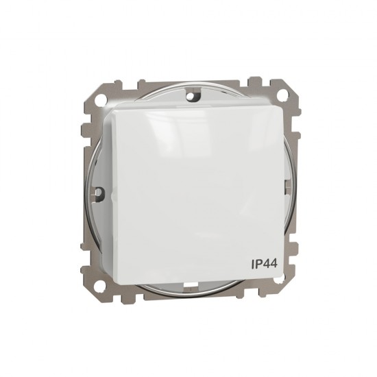 Wechselschalter 10AX (Eins.) IP44 Weiß, Sedna Design