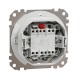 Wechselschalter 10AX (Eins.) IP44 Weiß, Sedna Design