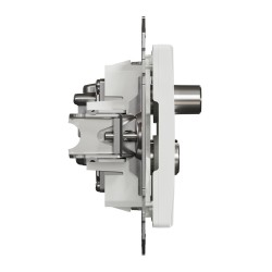 End-of-line TV/R/SAT socket 4 dB (mech.), white, Sedna Design