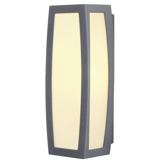 SLV outdoor wall lamp MERIDIAN BOX with sensor, 230085