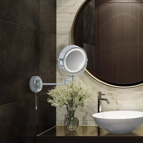 Searchlight зеркало с подсветкой и сенсорным выключателем 60WxE14, IP44, 11824