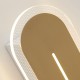 Searchlight LED Wall Light, Satin Brass Metal with Clear Acrylic IP44 Couper 55910SB