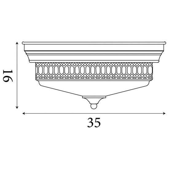 Searchlight pendant lamp Edinburgh, 2x60WxE27, 4132-2AB