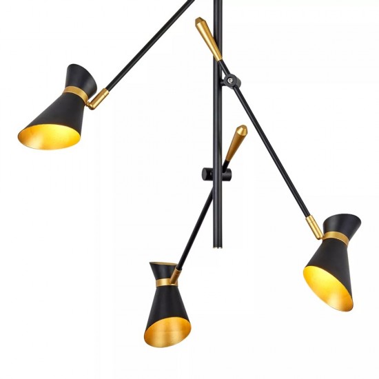 Searchlight ceiling lamp Diablo, 3x4WxLED, 5943-3BG
