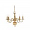 Searchlight chandelier Fishnet brass, 5x60WxE14, 1019-5AB
