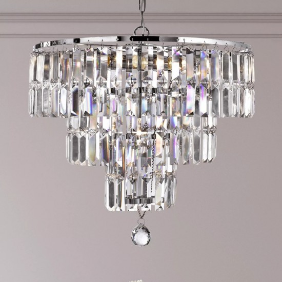 Searchlight chandelier Empire, 5x60WxE14, 1375-5CC