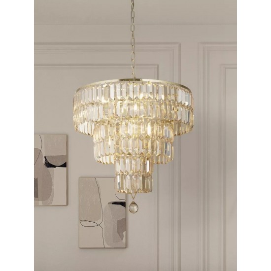 Searchlight chandelier Empire, 5x60WxE14, 1375-5SB