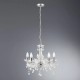 Searchlight chandelier Marie Therese, 5x60WxE14, 1455-5CL